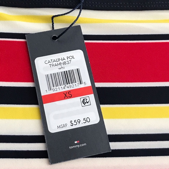 Tommy Hilfiger Blouse Shirt Striped Catalina - Picture 6 of 8